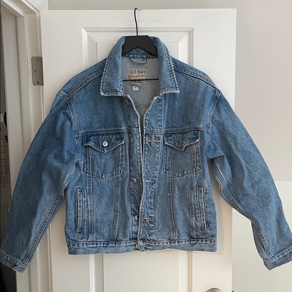 Vintage Old Navy Light Blue Denim Jacket